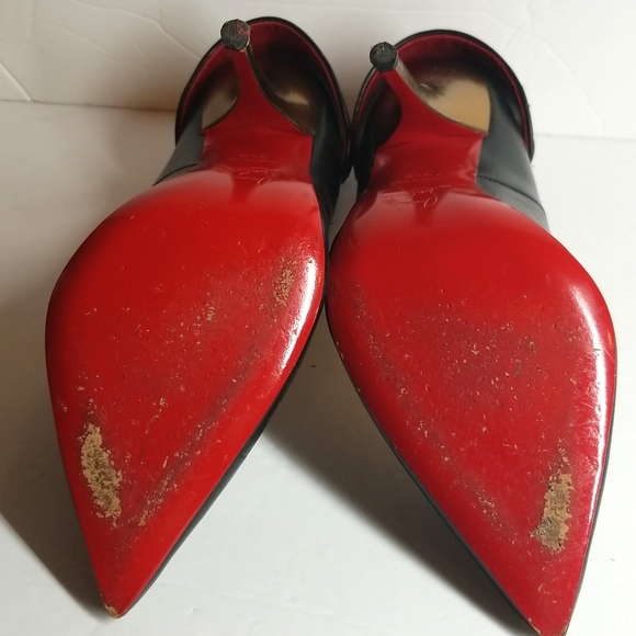 Christian Louboutin Nappa Huguette 120 Bronze Stiletto High Heels Quilted Pointy - Picture 8 of 15